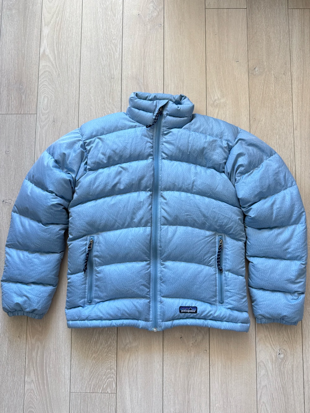Patagonia Goose Down Puffer Jacket Women’s Size XS Light Blue Y2K